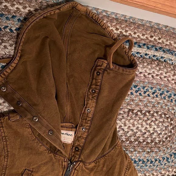 Free People Surplus Future Parka In Olive Night Size Small NWT - Picture 12 of 16